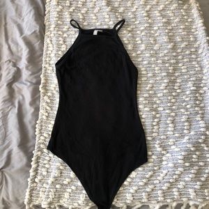 Black ASOS high neck body suit - worn once